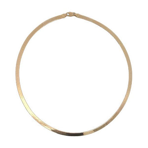 Estate 14K Yellow Gold 18" Herringbone Chain