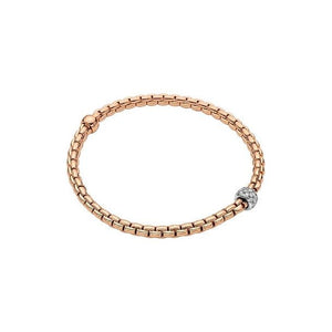 FOPE 18K Gold Eka Diamond Pave Flex'It Bracelet