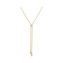 Load image into Gallery viewer, Roberto Coin 18K Yellow Love in Verona Diamond Zipper Necklace
