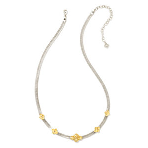 Kendra Scott Two-Tone Abbie Herringbone Necklace