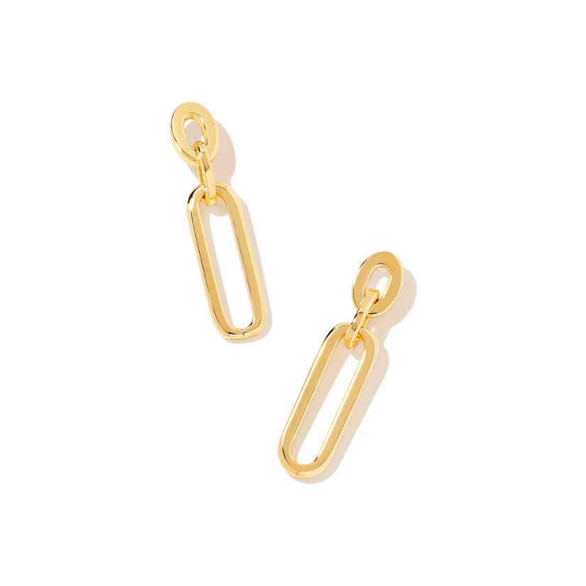 Kendra Scott Gold Heather Linear Drop Earrings