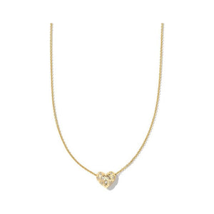 Kendra Scott Gold Holland Heart Pendant Necklace