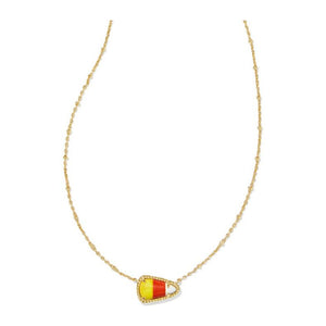 Kendra Scott Gold Candy Corn Necklace in Candy Corn Magnesite