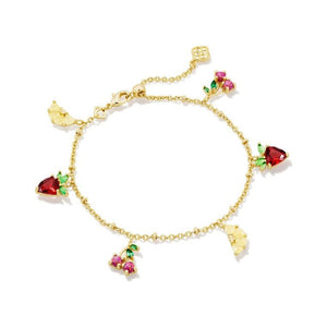 Kendra Scott Delicate Fruit Gold Chain Bracelet