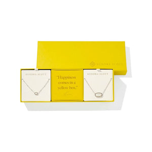 Kendra Scott Elisa Silver Necklace Gift Set