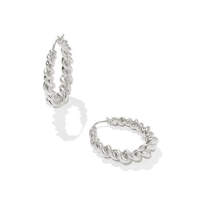 Kendra Scott Haisley Twist Hoop Earrings