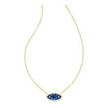 Load image into Gallery viewer, Kendra Scott Lindy Rae Elisa Gold Crystal Pendant Necklace
