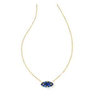 Kendra Scott Lindy Rae Elisa Gold Crystal Pendant Necklace