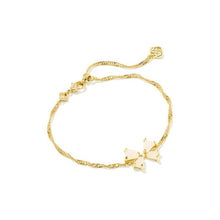 Load image into Gallery viewer, Kendra Scott Gold Blair Bow Drusy Bracelet
