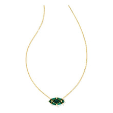 Load image into Gallery viewer, Kendra Scott Lindy Rae Elisa Gold Crystal Pendant Necklace
