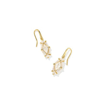 Load image into Gallery viewer, Kendra Scott Lindy Rae Gold Drop Crystal Earrings
