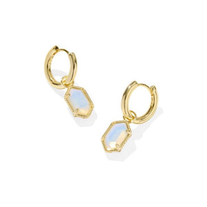 Kendra Scott Hallie Gold Convertible Huggie Earrings