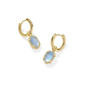 Kendra Scott Hallie Gold Convertible Huggie Earrings