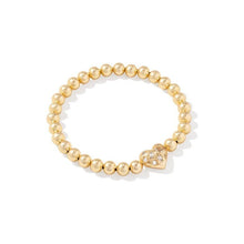 Load image into Gallery viewer, Kendra Scott Gold Holland Heart Stretch Bracelet
