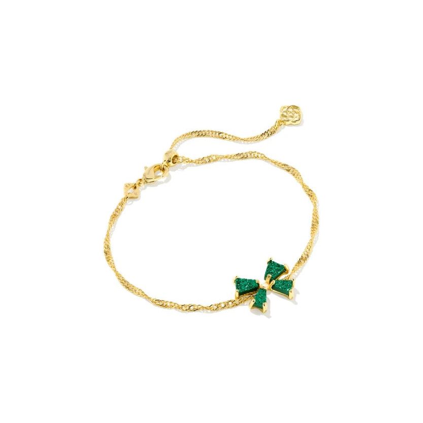 Kendra Scott Gold Blair Bow Drusy Bracelet