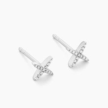 Load image into Gallery viewer, Ella Stein Sterling Silver Star Wishes Stud Earrings
