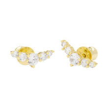 Load image into Gallery viewer, Radiant Climber Stud Earrings
