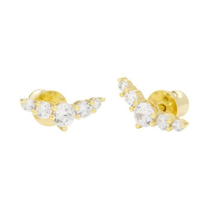 Radiant Climber Stud Earrings