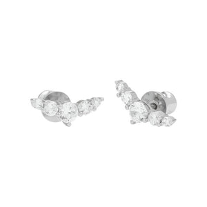 Radiant Climber Stud Earrings