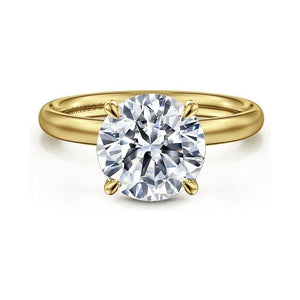 Gabriel "Unite" 14K Yellow Gold Solitaire Engagement Ring