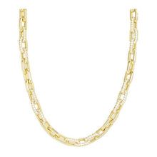 Load image into Gallery viewer, Frankie Pave Diamondette Gold Necklace
