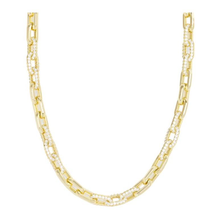 Frankie Pave Diamondette Gold Necklace