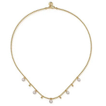 Load image into Gallery viewer, Gabriel 14K Yellow Gold Bujukan Bead &amp; Pearl Necklace
