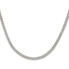 Load image into Gallery viewer, Sterling Silver Rhodium Plated 3.5mm Curb Chain
