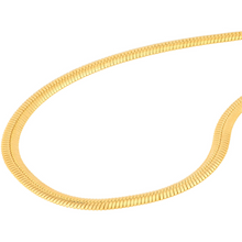 Load image into Gallery viewer, 14k Yellow Gold Oval Snake Chain Bracelet
