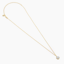 Load image into Gallery viewer, Ella Stein 14K Gold Plated Diamond &quot;Shimmering Hexa&quot; Necklace
