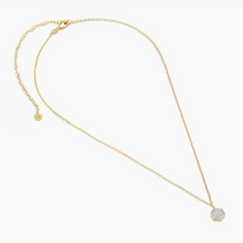 Load image into Gallery viewer, Ella Stein 14K Gold Plated Diamond &quot;Shimmering Hexa&quot; Necklace
