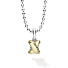 Load image into Gallery viewer, Lagos 18K &amp; Sterling Silver Embrace X Pendant Necklace
