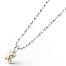 Load image into Gallery viewer, Lagos 18K &amp; Sterling Silver Embrace X Pendant Necklace
