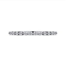 Load image into Gallery viewer, Gabriel &quot;Devinne&quot; 14K White Gold  Shared Prong 1/3ct Diamond Anniversary Band
