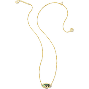 Kendra Scott Gold Genevieve Short Necklace In Abalone