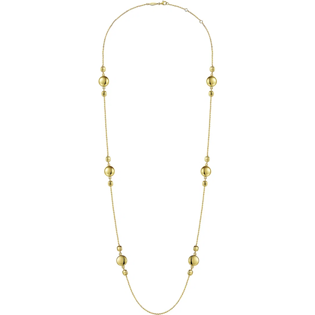 Gabriel 14K Yellow Gold Station Necklace