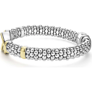 Lagos 18k Gold & Sterling Silver Interlocking Bracelet