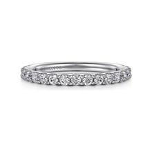 Load image into Gallery viewer, Gabriel &quot;Montreal&quot; 14K White Gold 3/4ct Diamond Anniversary Band
