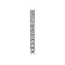 Load image into Gallery viewer, Gabriel &quot;Montreal&quot; 14K White Gold 3/4ct Diamond Anniversary Band
