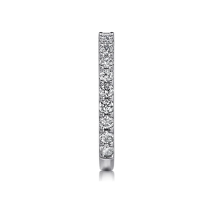 Gabriel "Montreal" 14K White Gold 3/4ct Diamond Anniversary Band