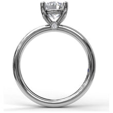 Load image into Gallery viewer, Fana 14K White Gold Classic Solitaire Engagement Ring
