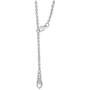 Lagos 18K and Sterling Silver Rittenhouse Pavé Diamond Necklace