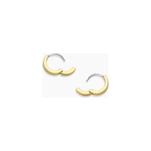 Load image into Gallery viewer, Gorjana Gold Rose Huggies
