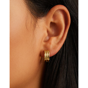 Gorjana Gold Reed Hoops