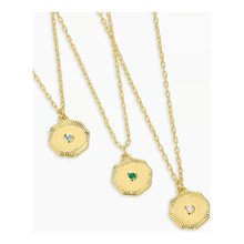 Load image into Gallery viewer, Gorjana Gold Birthstone Coin Necklace
