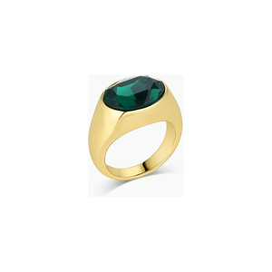 Gorjana Gold Nova Emerald Ring