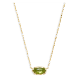 Kendra Scott  Elisa Gold Necklace in Peridot  Illusion