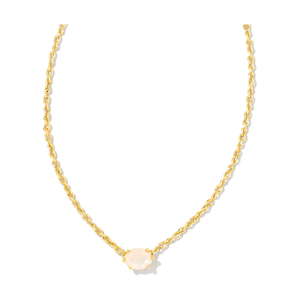 Kendra Scott Gold Cailin Champagne Opal Crystal Necklace