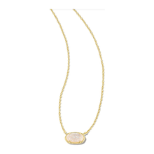 Load image into Gallery viewer, Kendra Scott Gold Grayson Necklace in Iridescent Drusy
