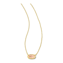 Load image into Gallery viewer, Kendra Scott Gold Grayson Necklace in Rose Quartz
